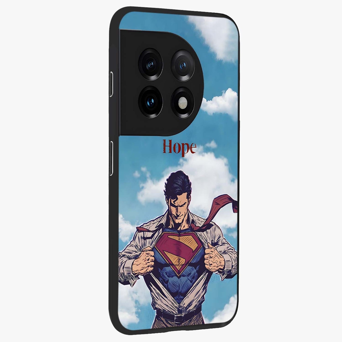 Symbol of Hope Glass Case for 1+11 side perspective highlighting clean textures and premium edges