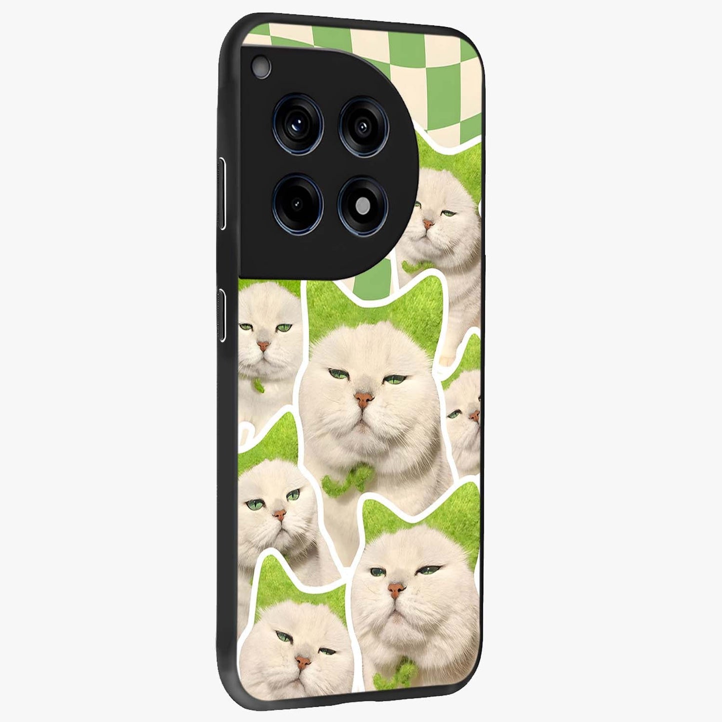 Cats Ethereal Bloom Glass Case for 1+12R side perspective highlighting delicate bloom details and smooth edges