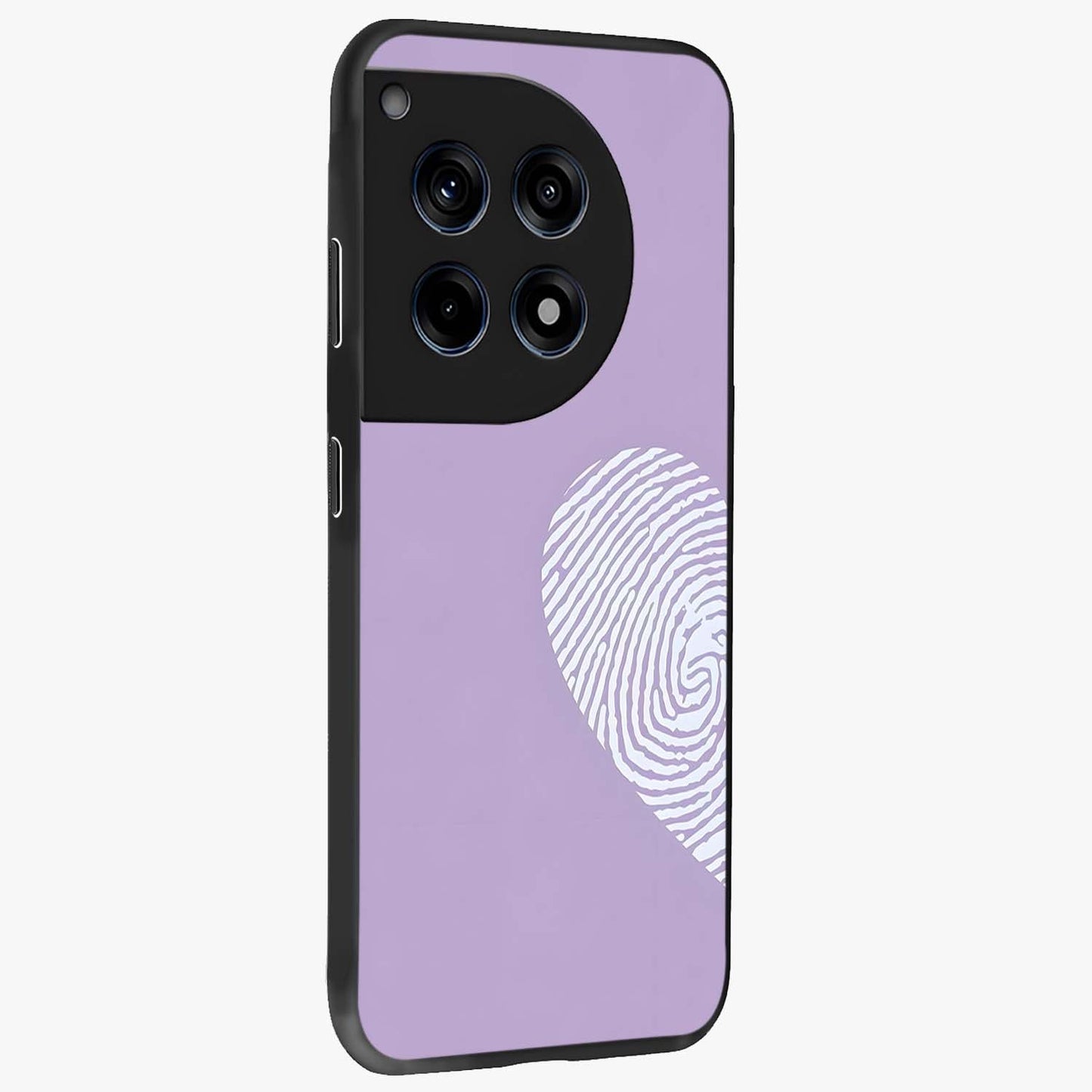 One Heart Identity Glass Case for 1+12R side perspective highlighting clean detailing and sleek premium build