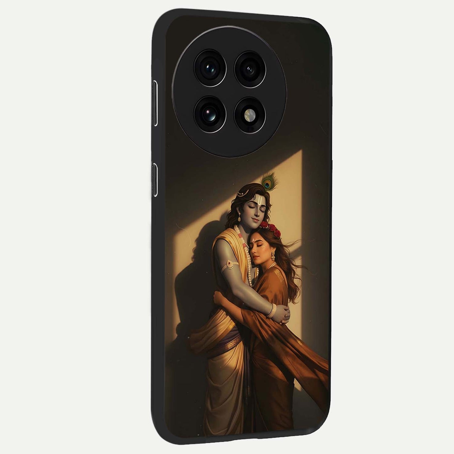 Divine Eternal Love Glass Case for 1+13R side perspective highlighting refined textures and smooth premium edges