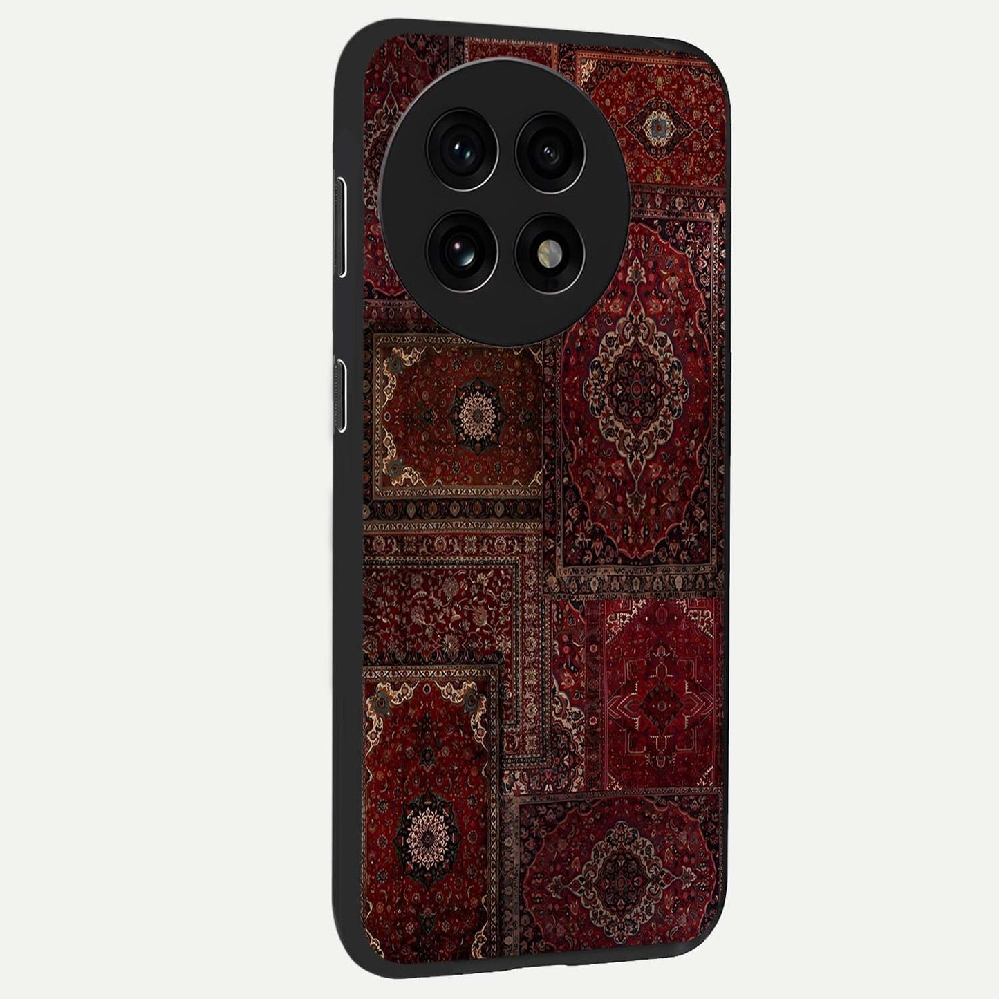 Persian Velvet Tale Glass Case for 1+13R side perspective highlighting ornate detailing and smooth premium build