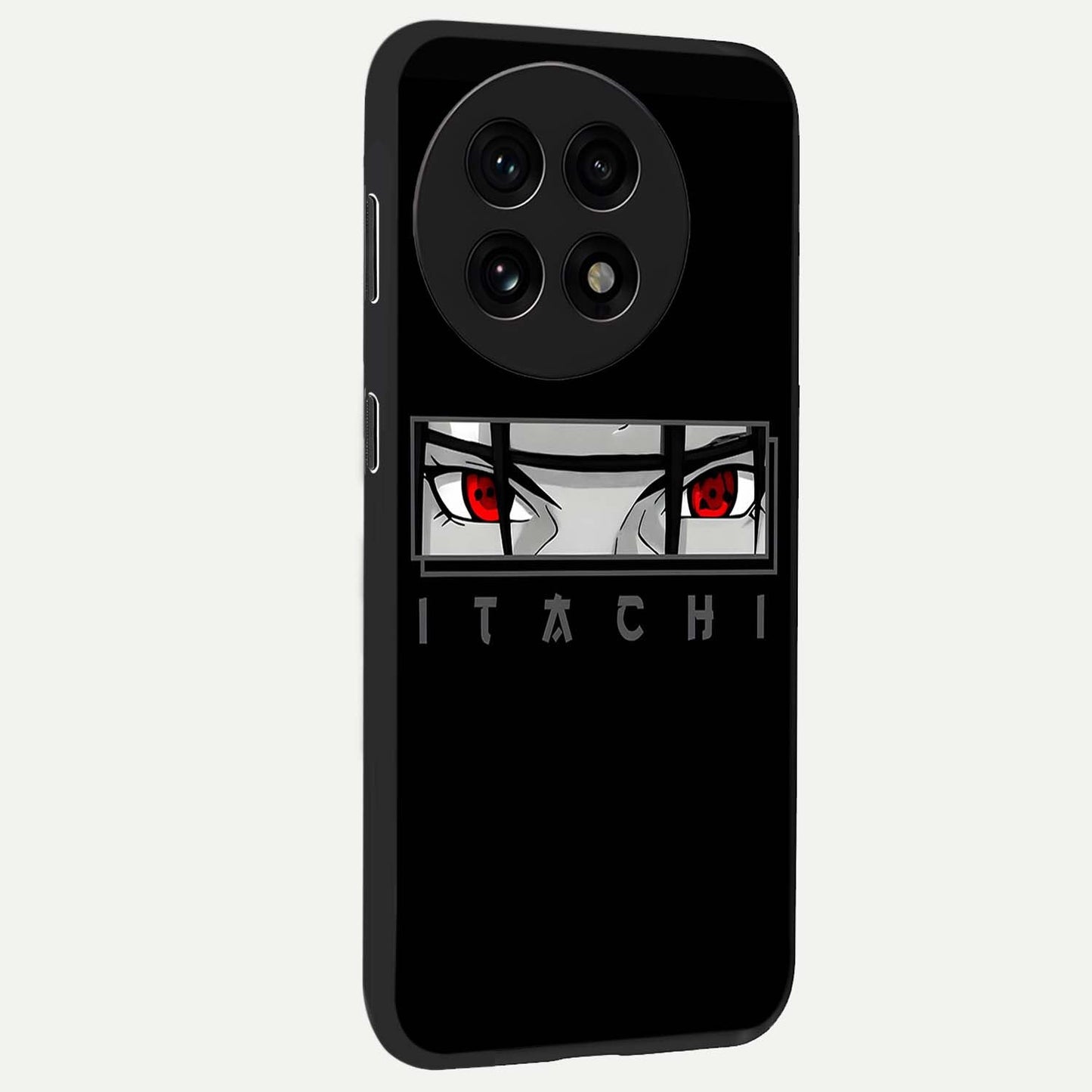 Scarlet Gaze Dominance Glass Case for 1+13R side perspective highlighting powerful detailing and smooth build