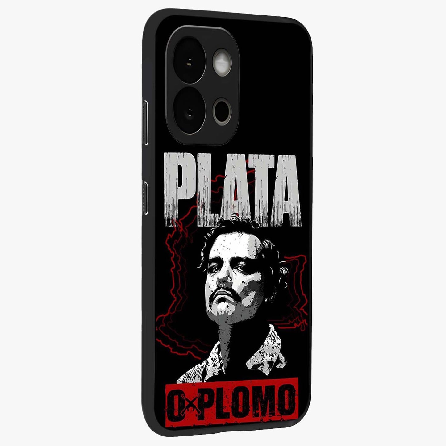 Notorious Crime Empire Glass Case for 1+13S side perspective highlighting gritty detailing and sleek premium build