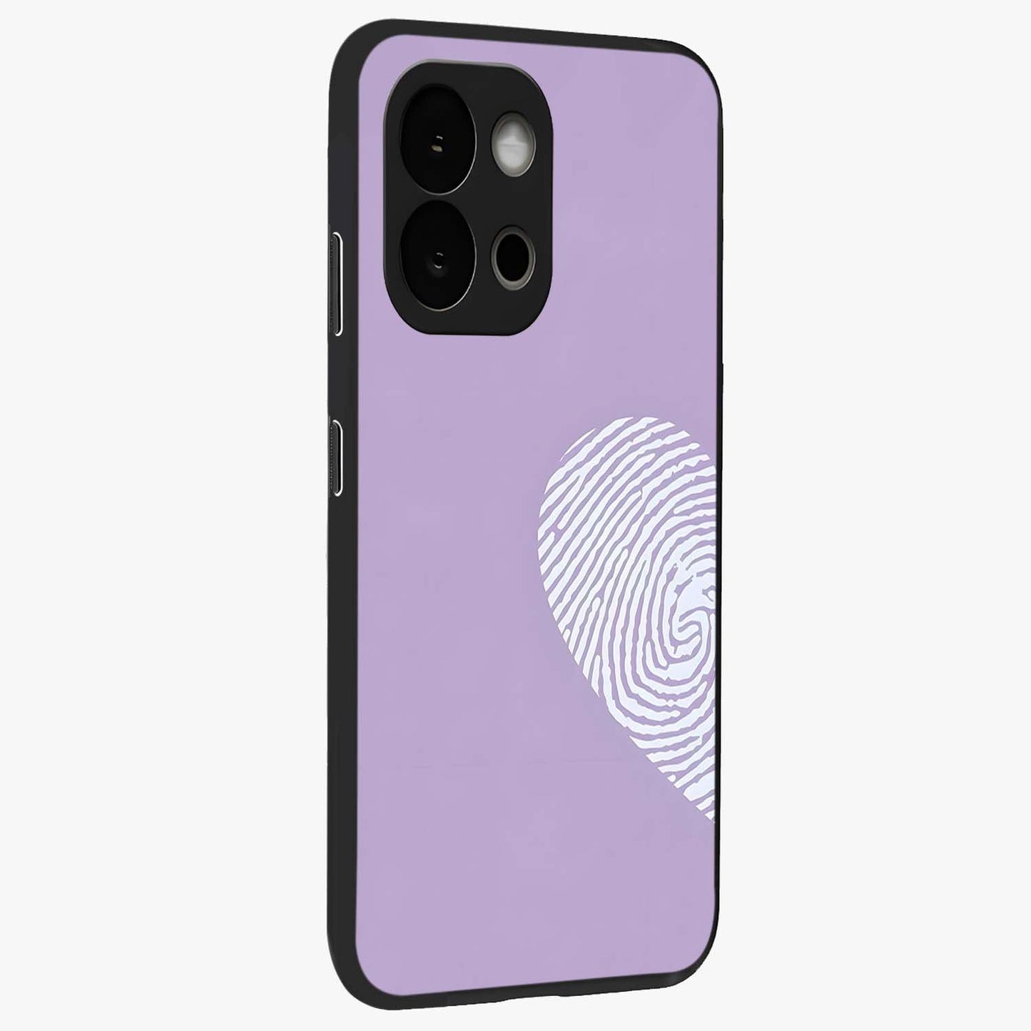 One Heart Identity Glass Case for 1+13S side perspective highlighting clean detailing and sleek premium build