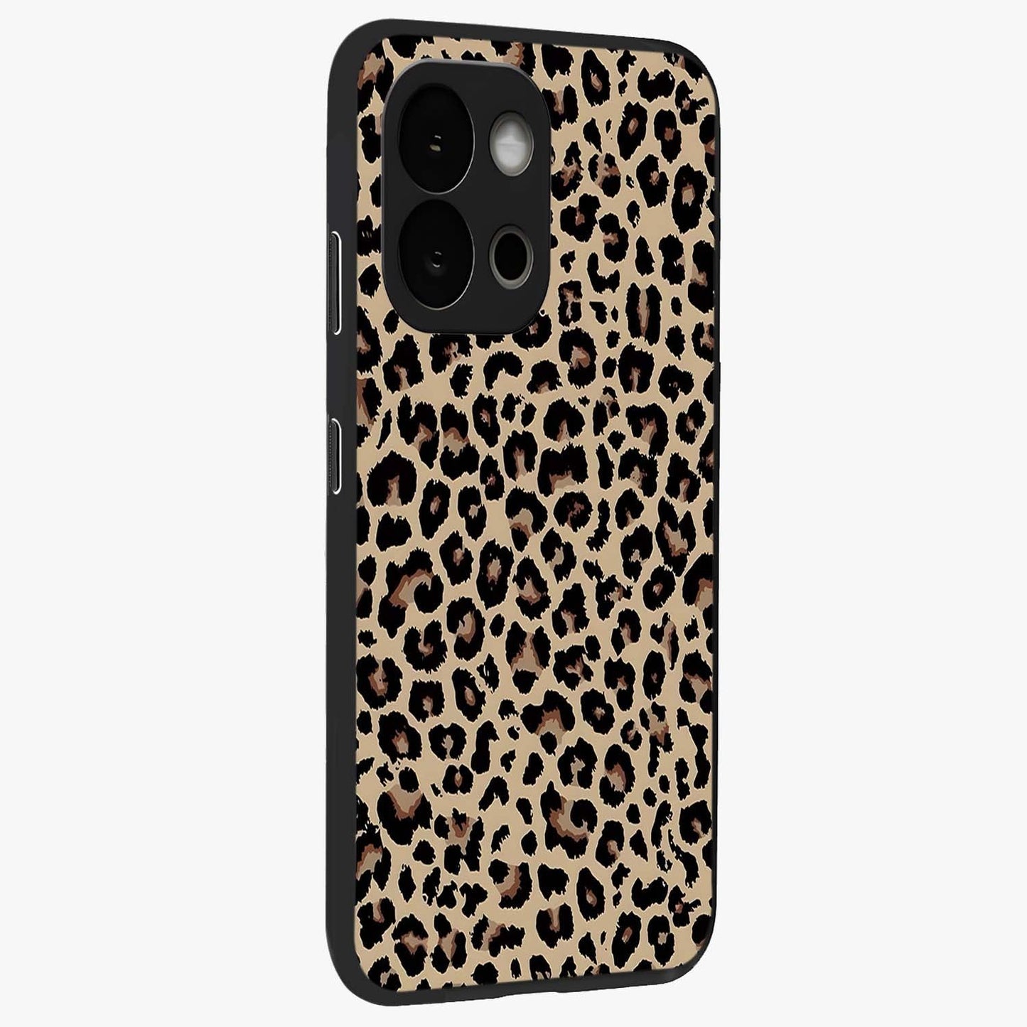 Savage Chic Pattern Glass Case for 1+13S side perspective highlighting clean textures and premium edges