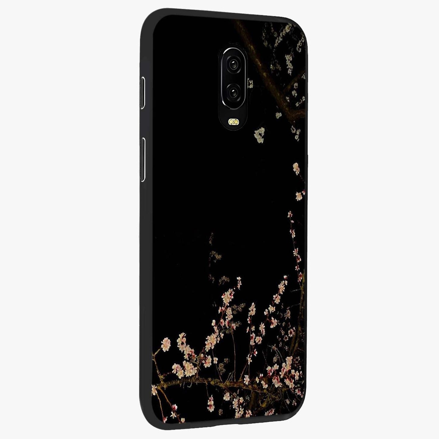 Petal Moon Light With Custom Name Glass Case upright view showcasing elegant floral moon artwork with personalized aesthetic.