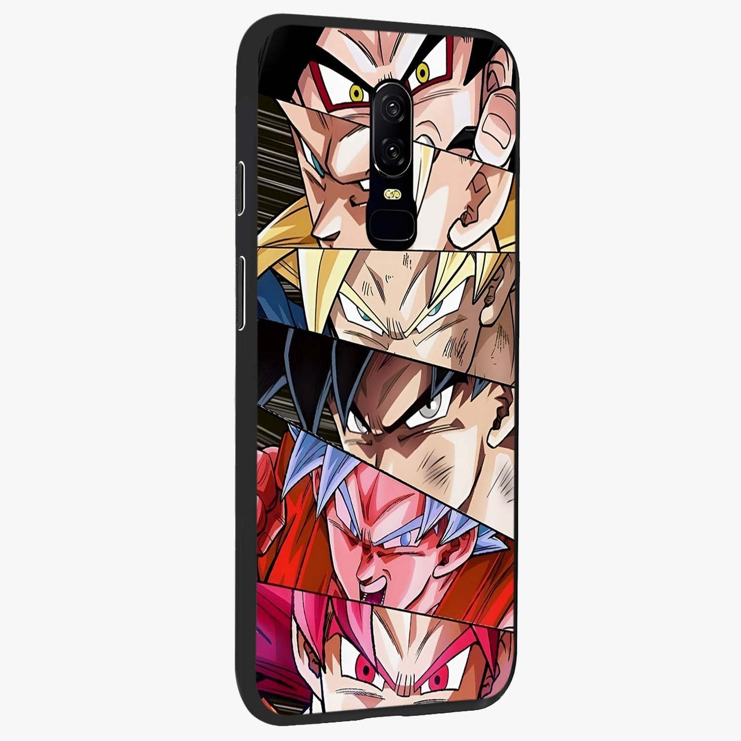 Anime Character Glass Case upright view showcasing expressive anime artwork with bold graphic style.