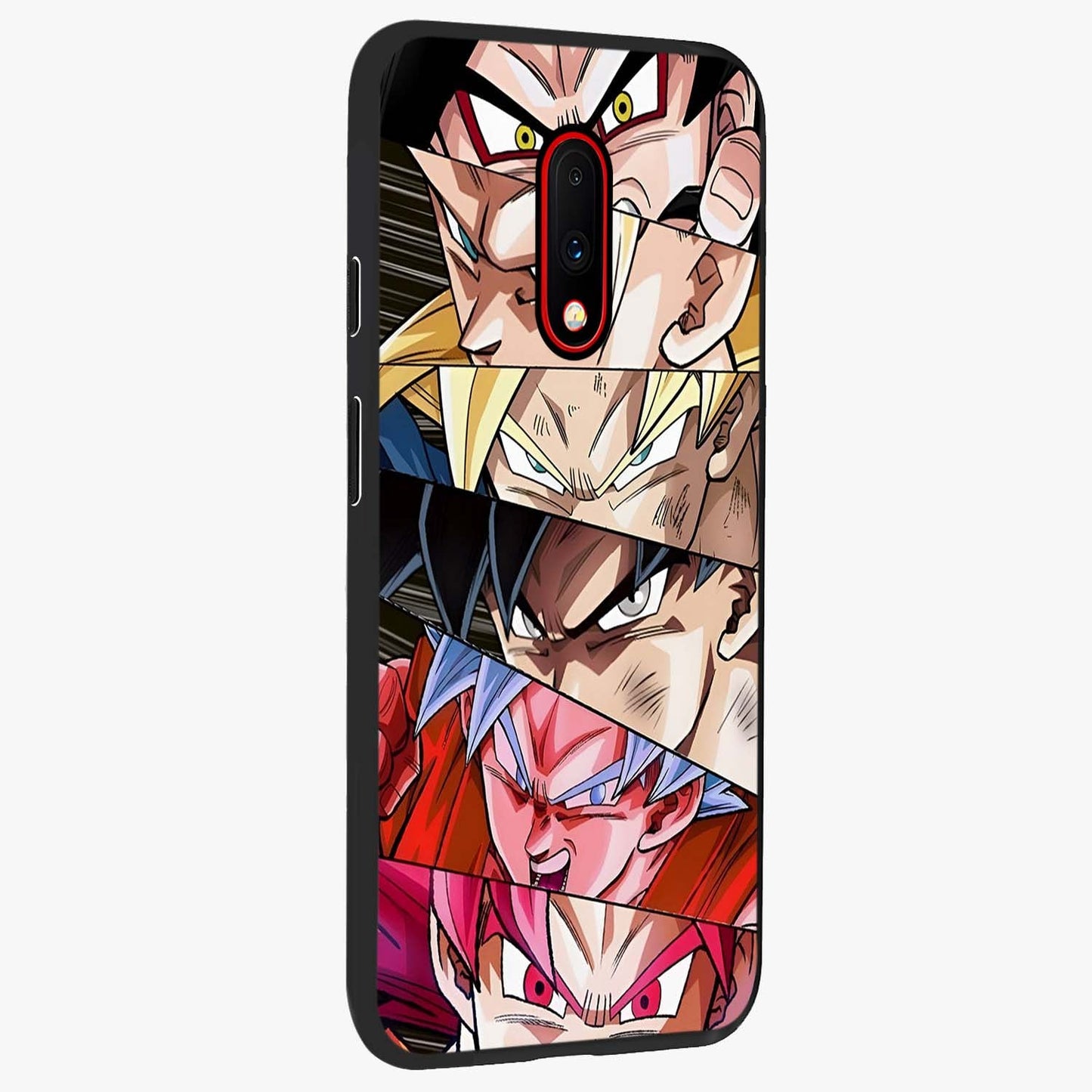 Anime Character Glass Case upright view showcasing expressive anime artwork with bold graphic style.