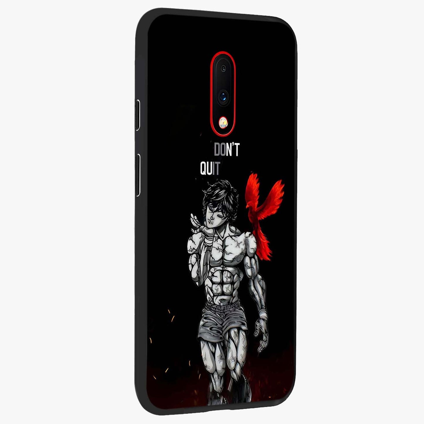 Rise Beyond Limits Glass Case upright view showcasing powerful inspirational artwork with uplifting theme.