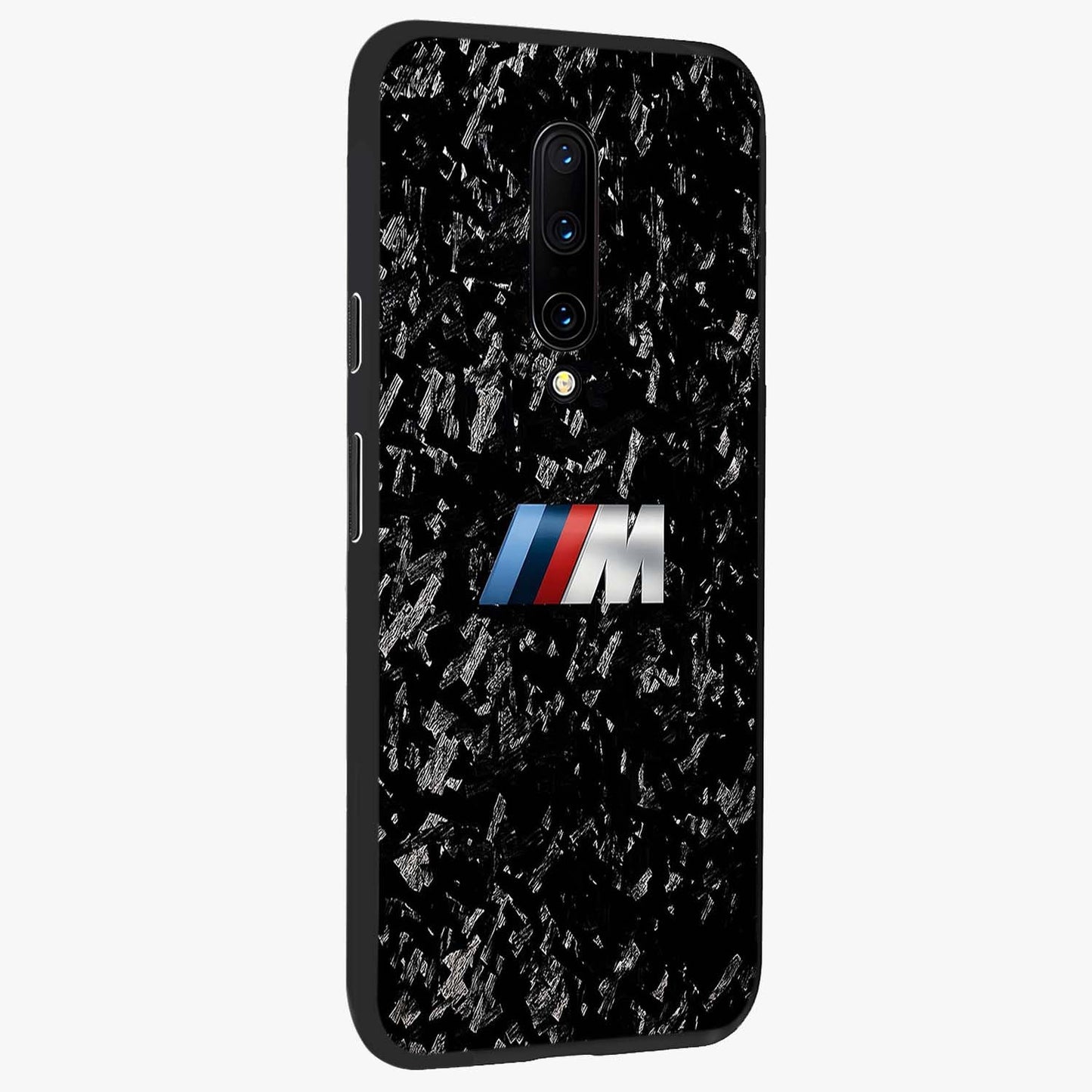Carbon Speed Mark Glass Case upright view showcasing modern carbon speed graphic with bold automotive theme.