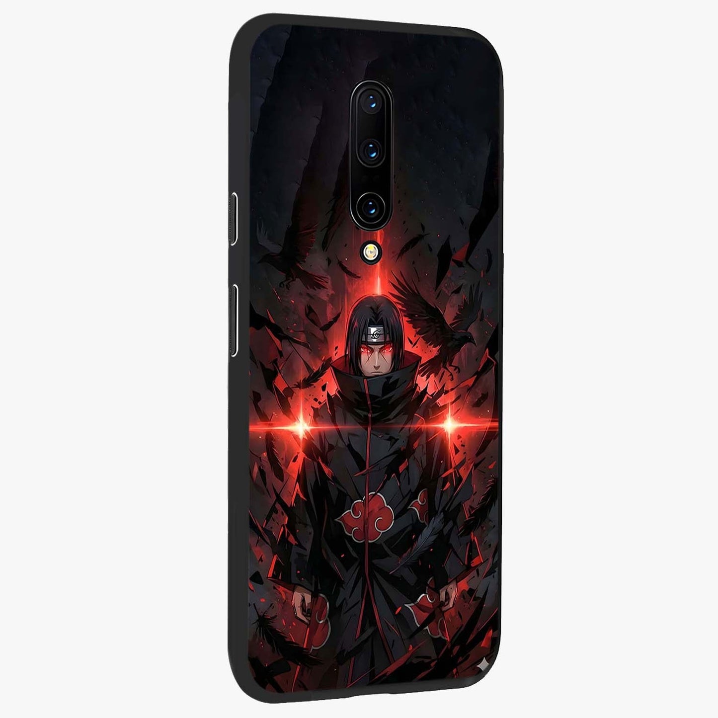 Focus Mode On Glass Case upright view showcasing strong typography statement with sleek motivational theme.