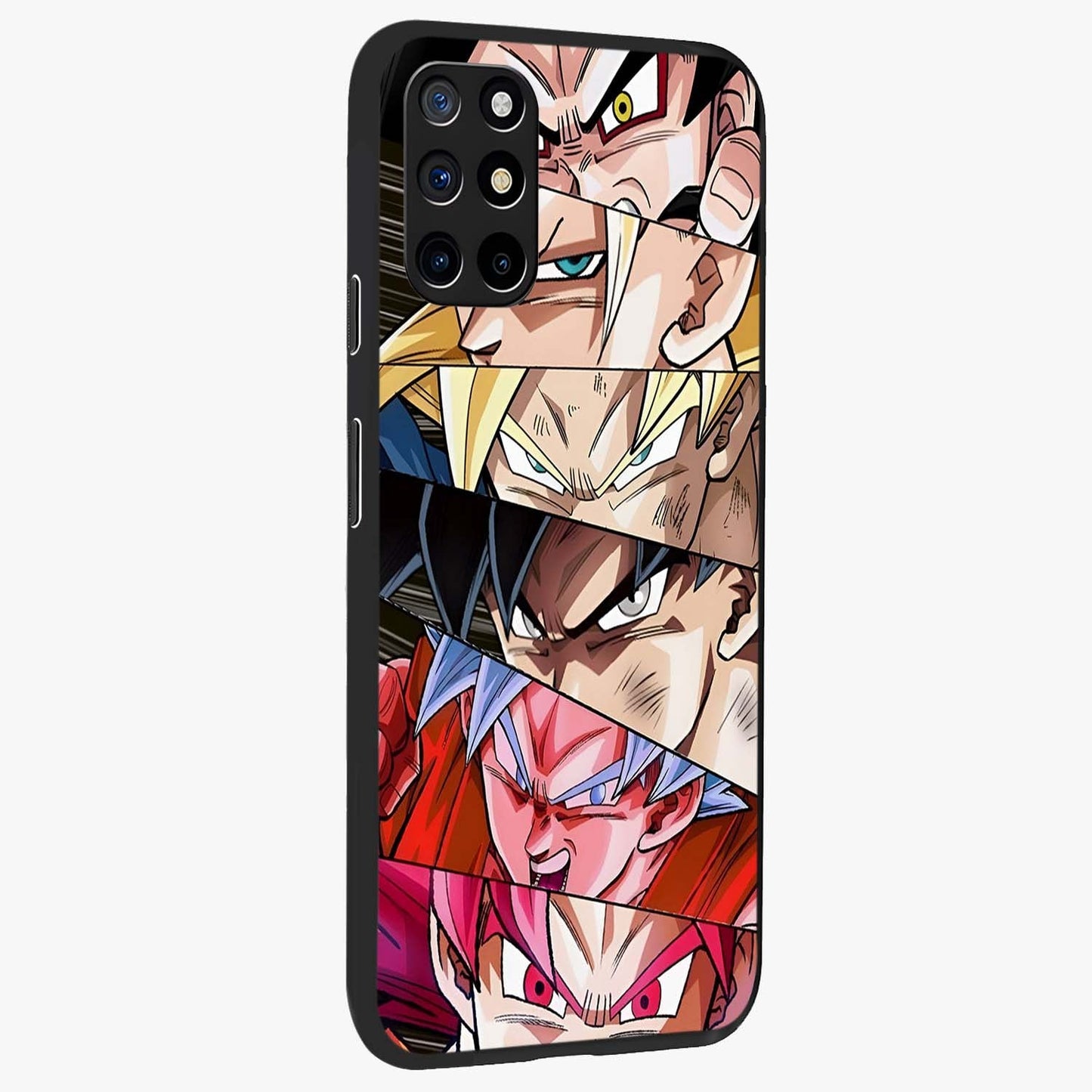 Anime Character Glass Case upright view showcasing expressive anime artwork with bold graphic style.