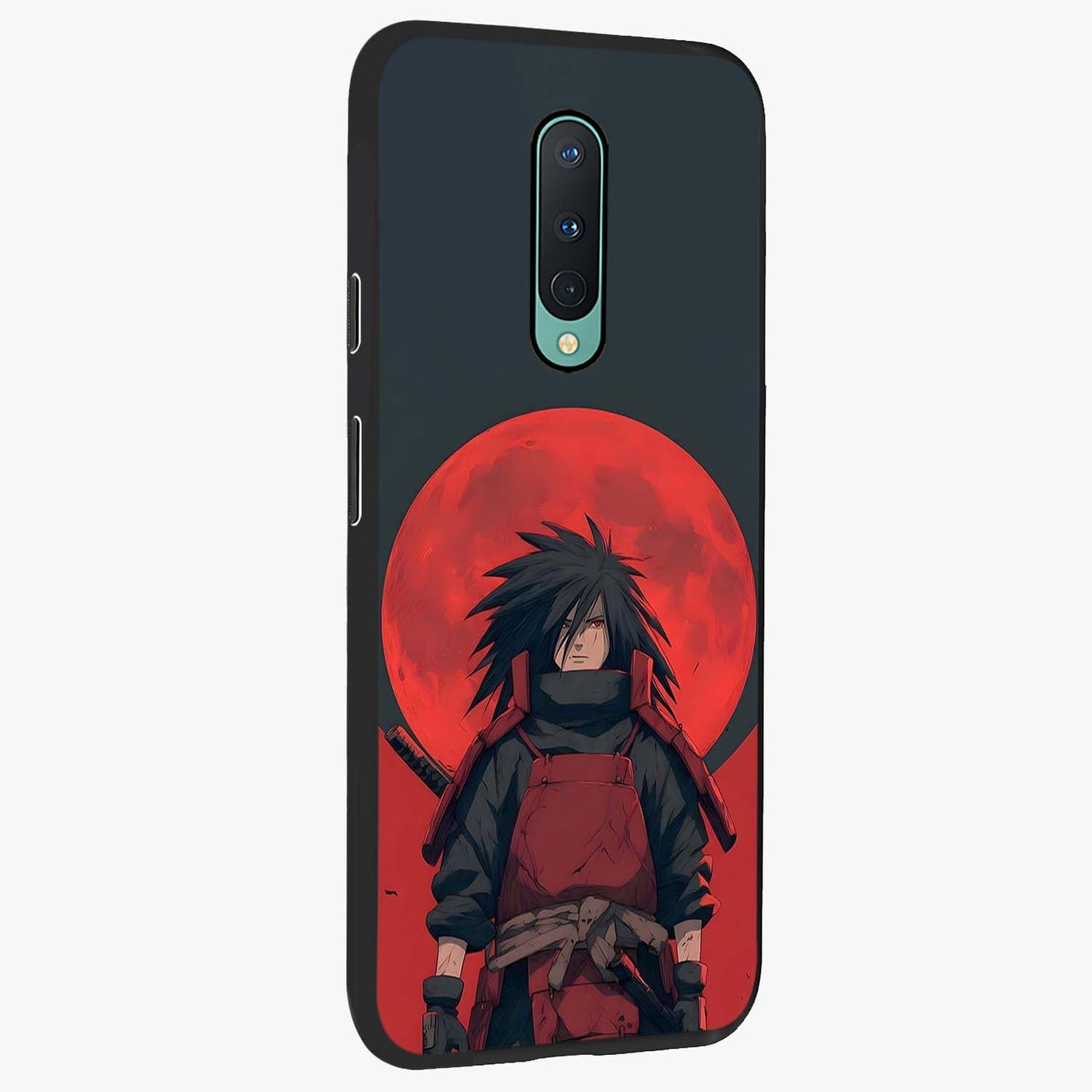 Crimson Moon Warlord Glass Case upright view showcasing powerful warlord artwork with dark celestial theme.