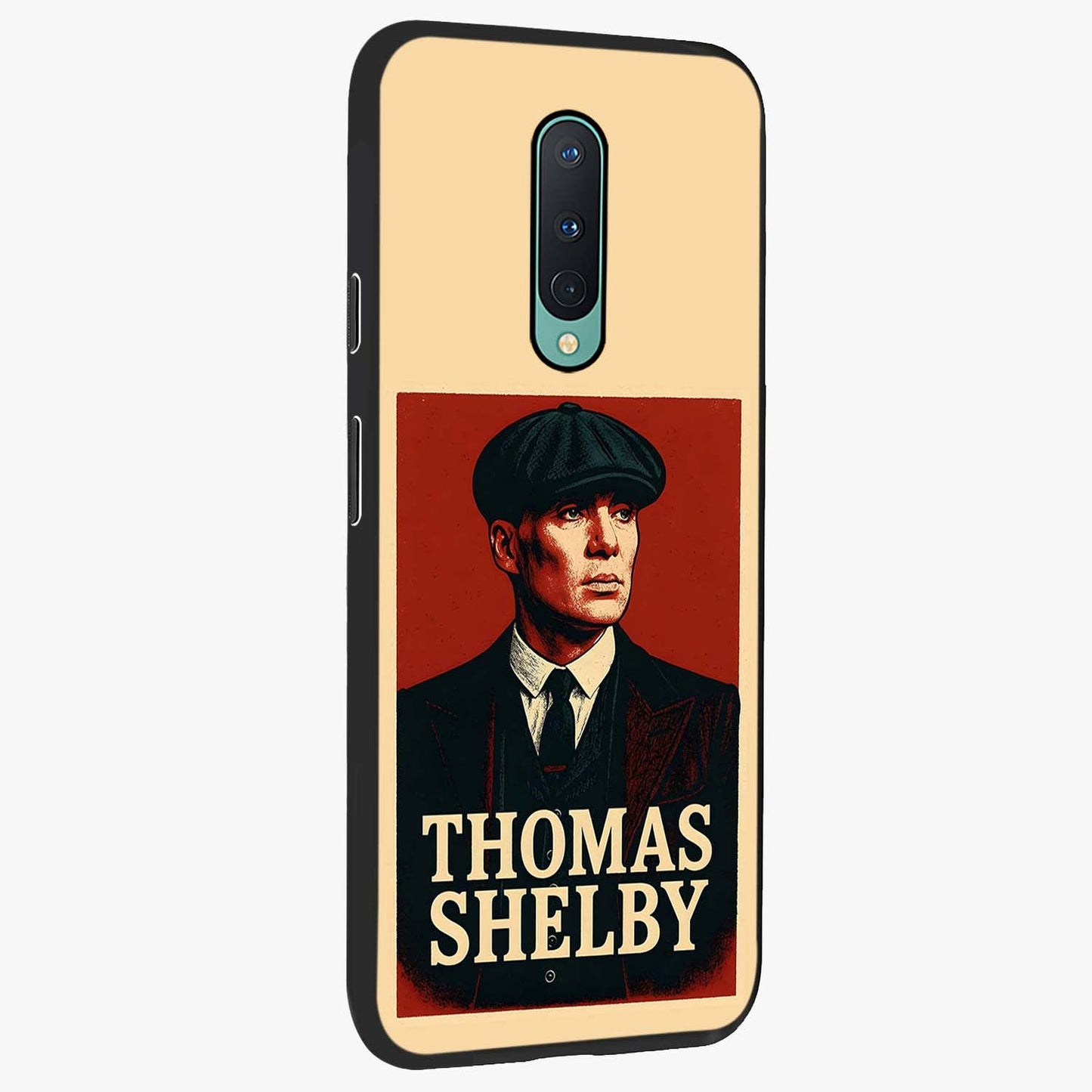 Vintage Mafia Authority Glass Case upright view showcasing dramatic vintage artwork with iconic authority theme.