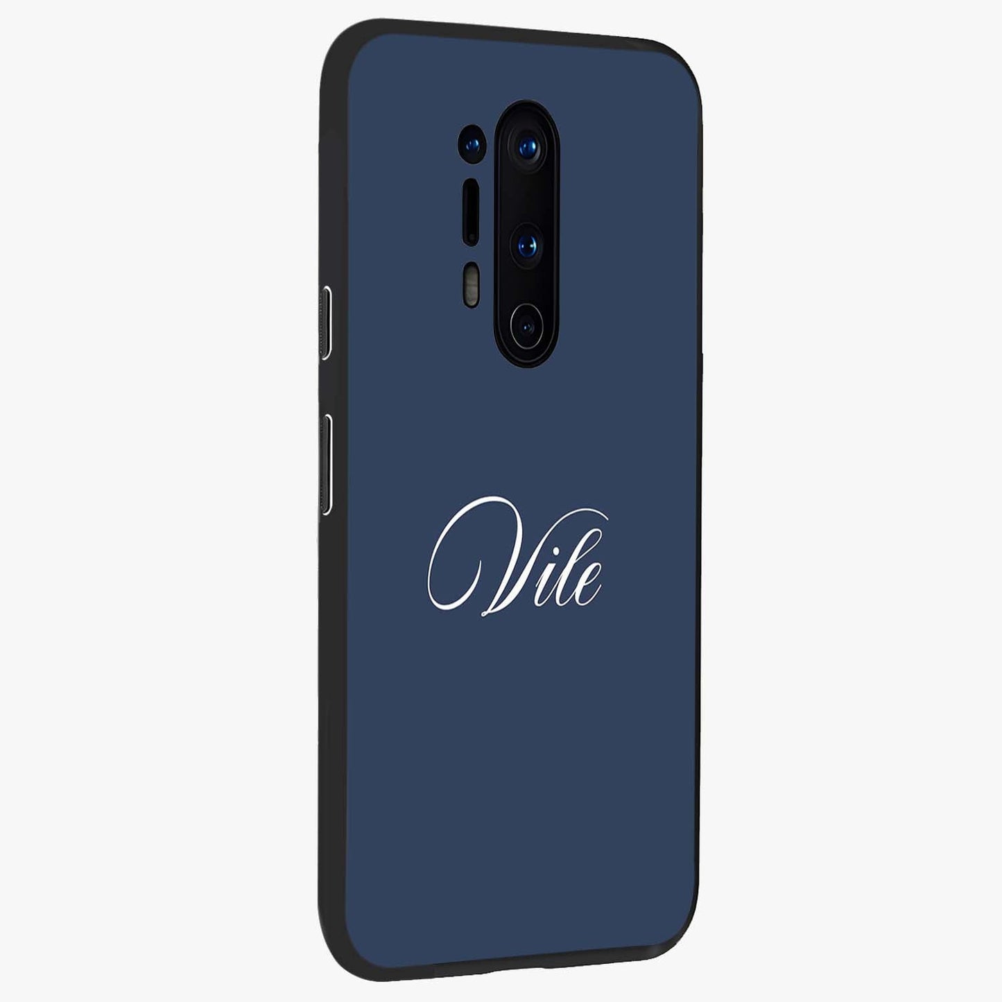 Blue Vintage Floral Pattern Glass Case displayed in angled mockup highlighting classic blue floral pattern and retro aesthetic design.
