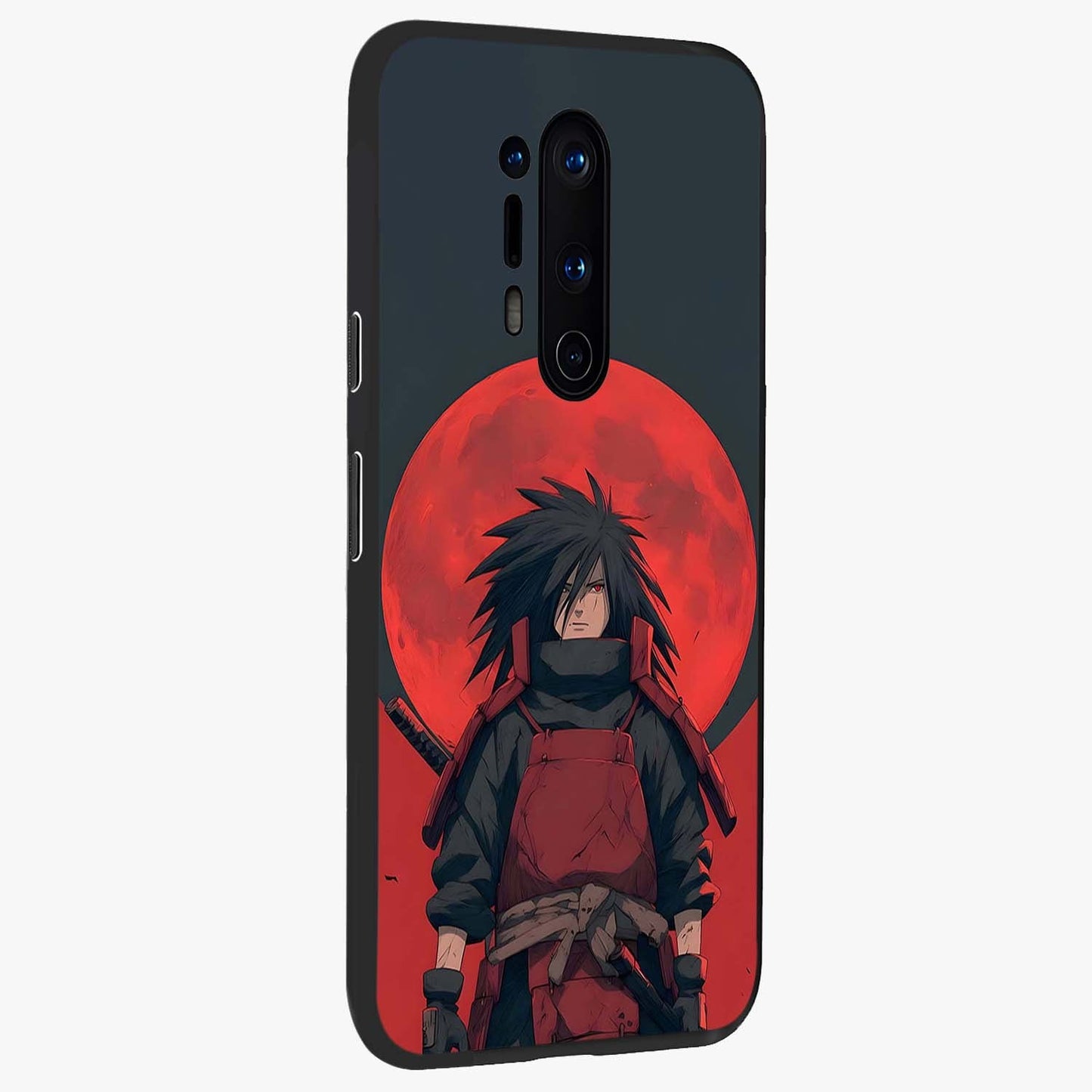 Crimson Moon Warlord Glass Case upright view showcasing powerful warlord artwork with dark celestial theme.