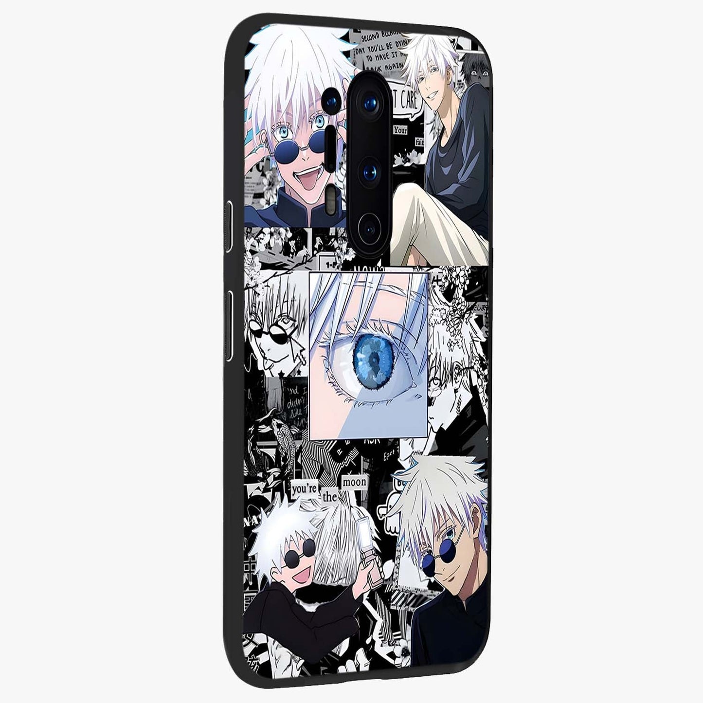Infinity Sorcerer Chaos Glass Case upright view showcasing dramatic sorcerer artwork with chaotic mystical theme.