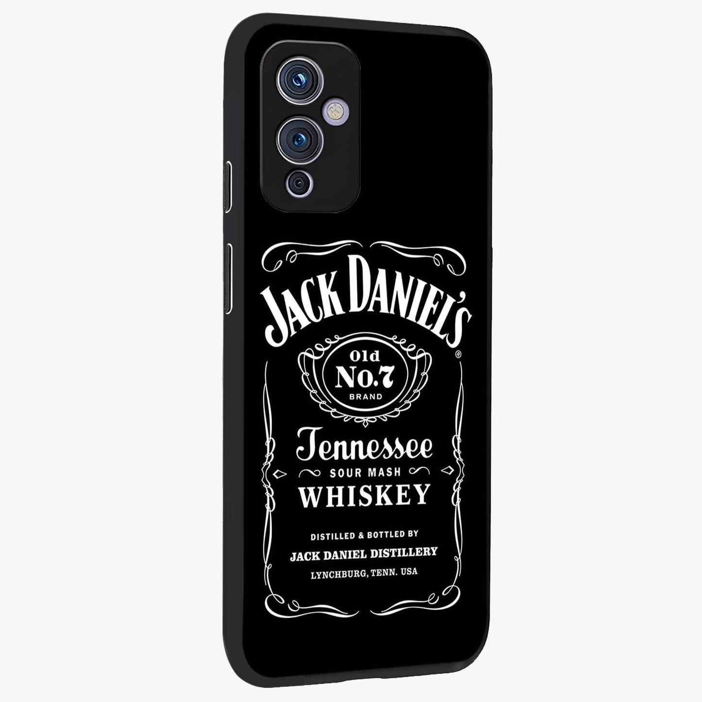 Vintage Whiskey Heritage Glass Case upright view showcasing stylish vintage whiskey artwork with timeless bar culture theme.