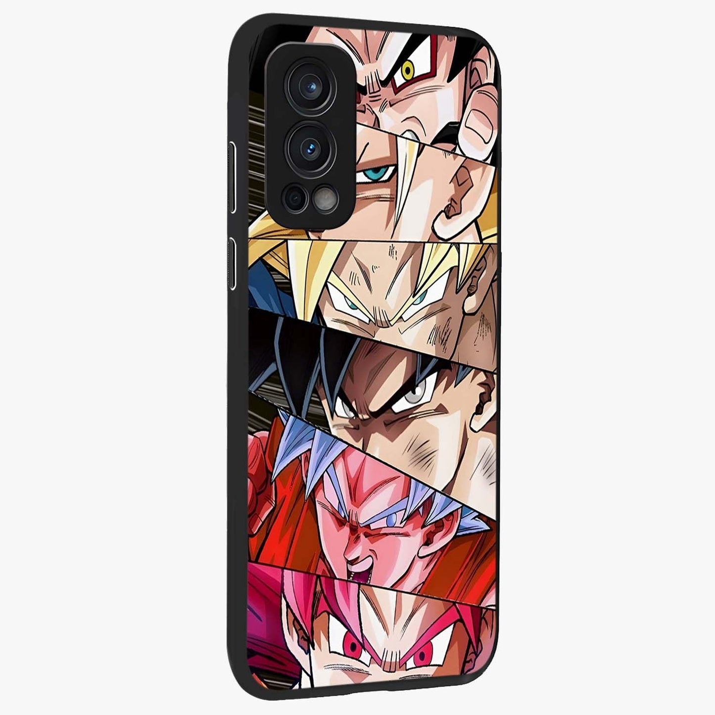 Anime Character Glass Case upright view showcasing expressive anime artwork with bold graphic style.