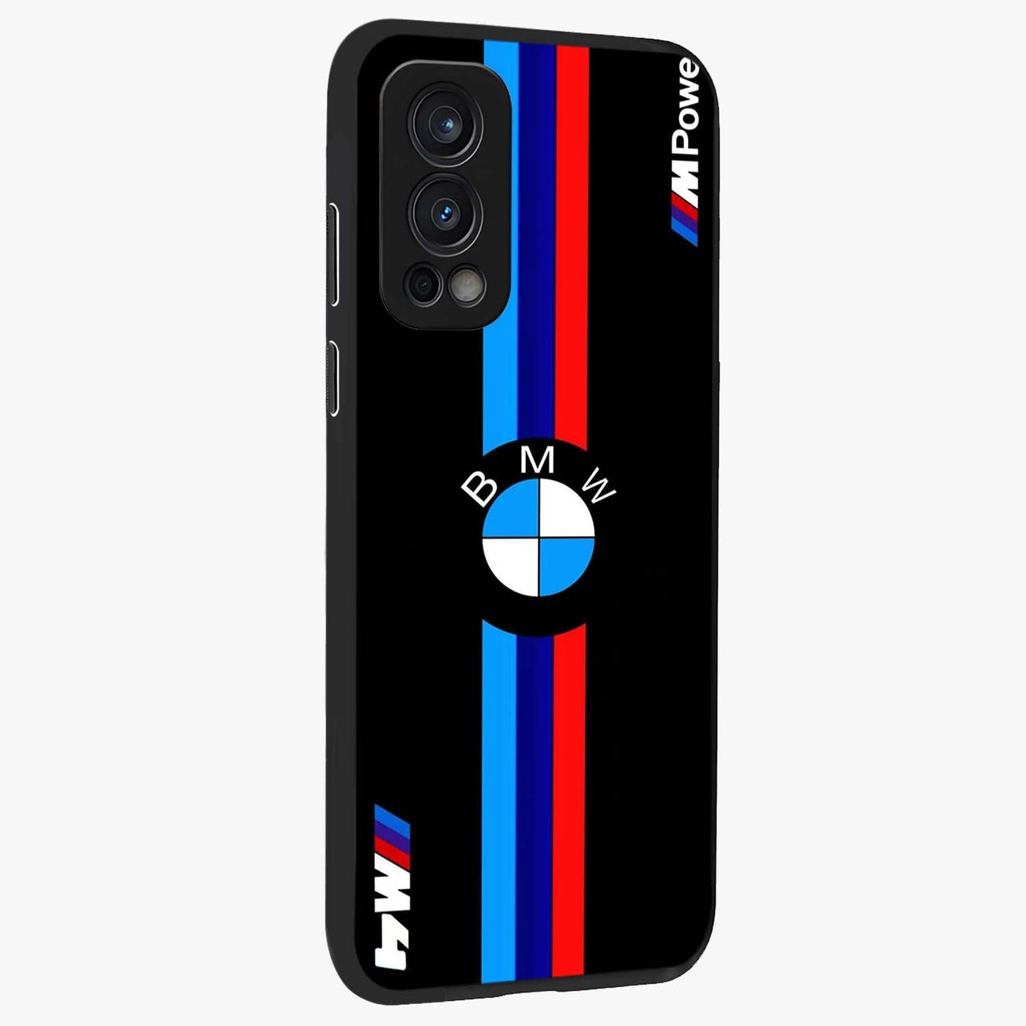 Turbo BMW Beast Glass Case upright view showcasing powerful car artwork with modern motorsport theme.
