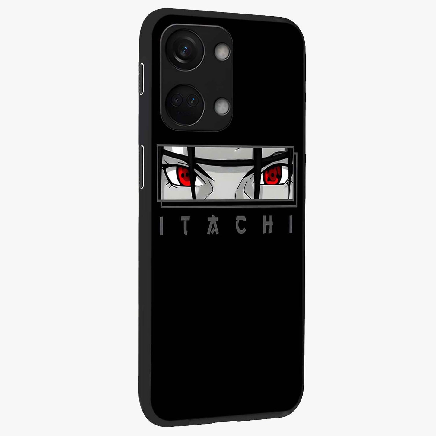 Scarlet Gaze Dominance Glass Case for 1+Nord 3 side perspective highlighting powerful detailing and smooth build