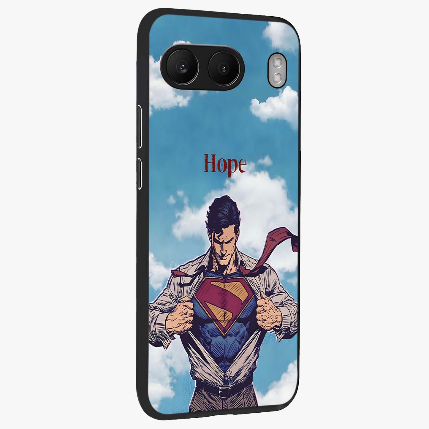 Symbol of Hope Glass Case for 1+Nord 4 side perspective highlighting clean textures and premium edges