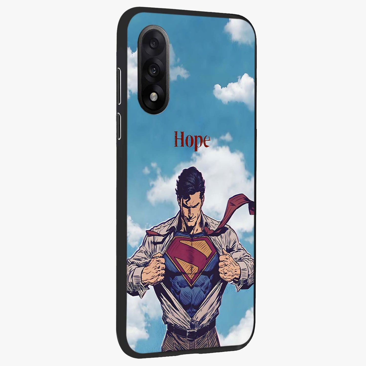 Symbol of Hope Glass Case for 1+Nord 5 side perspective highlighting clean textures and premium edges