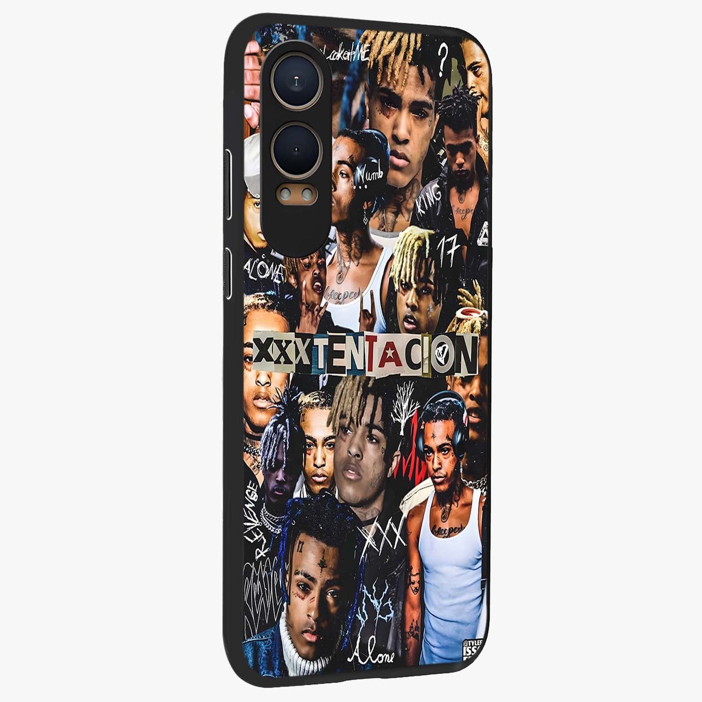 Broken Fame Diaries Glass Case for 1+Nord CE 4 Lite side perspective highlighting dramatic detailing and premium texture