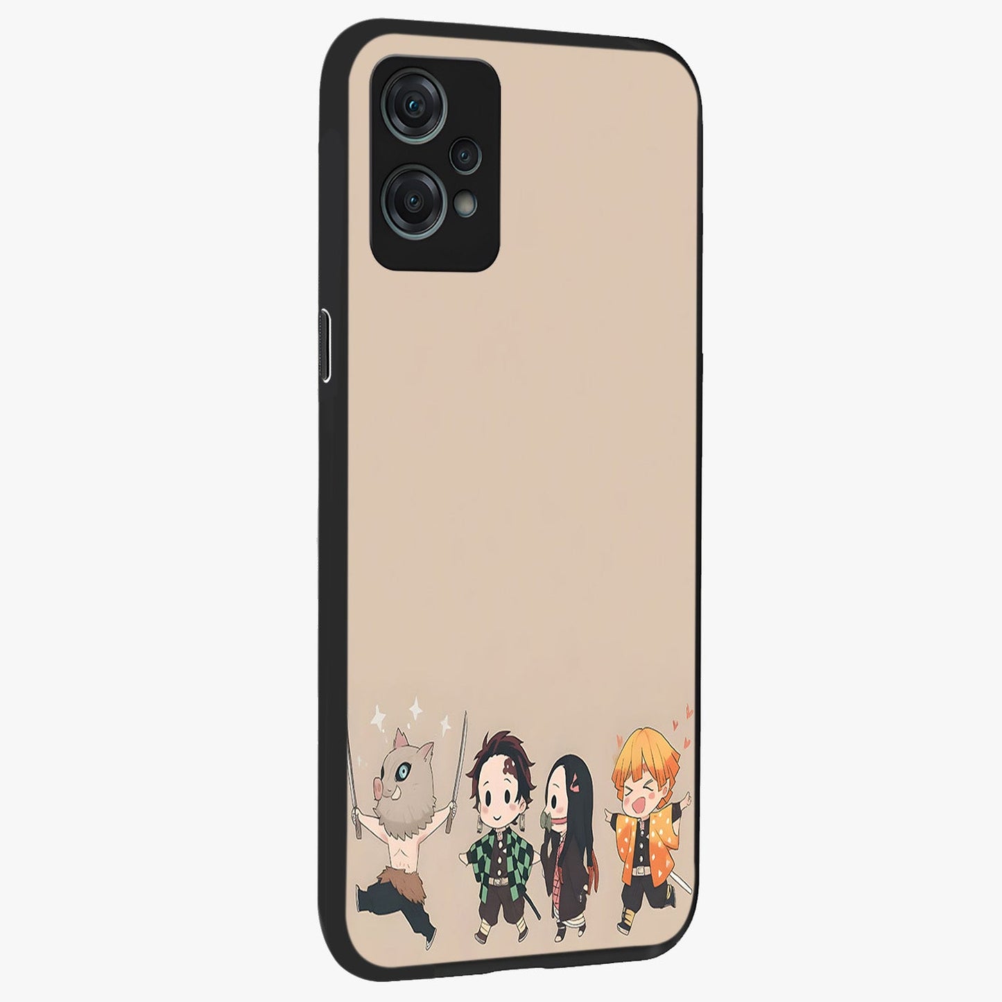Chibi Demon Squad Glass Case for 1+Nord Ce 2 Lite side