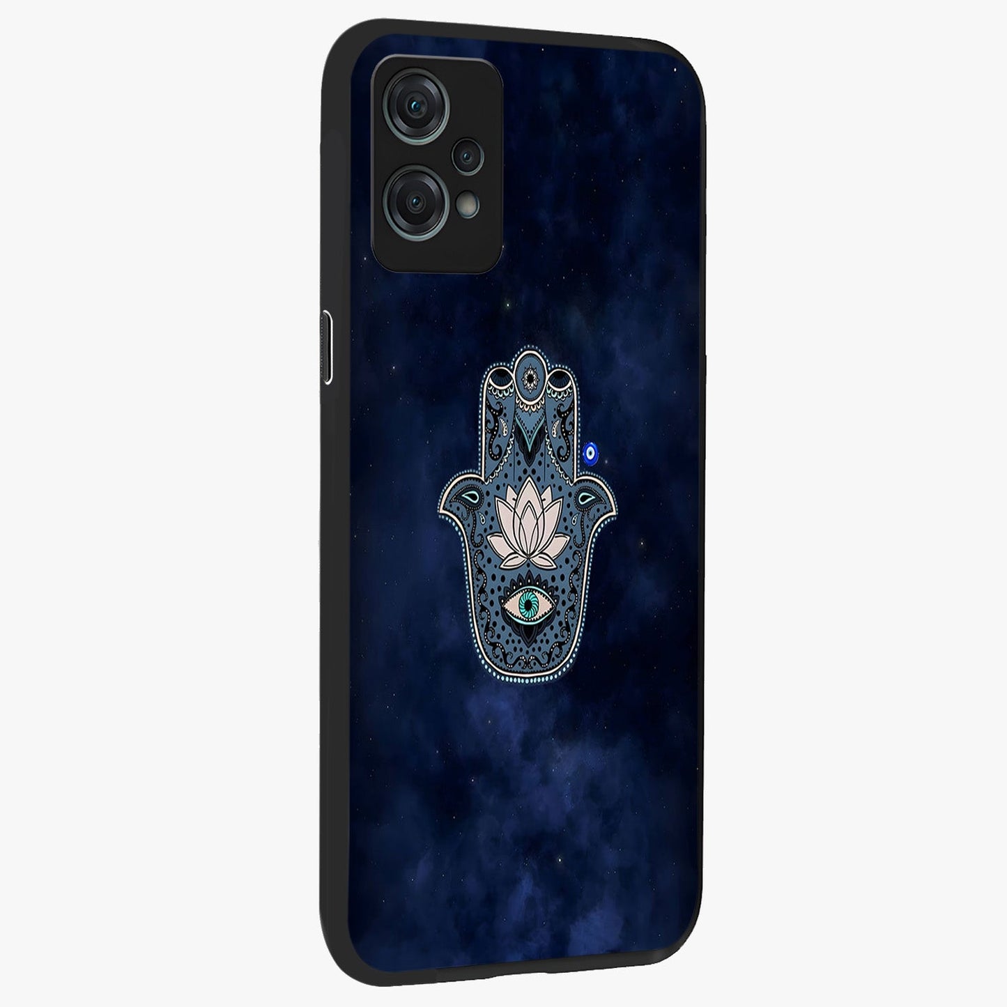 Mystic Calm Shield Glass Case for 1+Nord Ce 2 Lite side perspective highlighting refined textures and premium edge finish