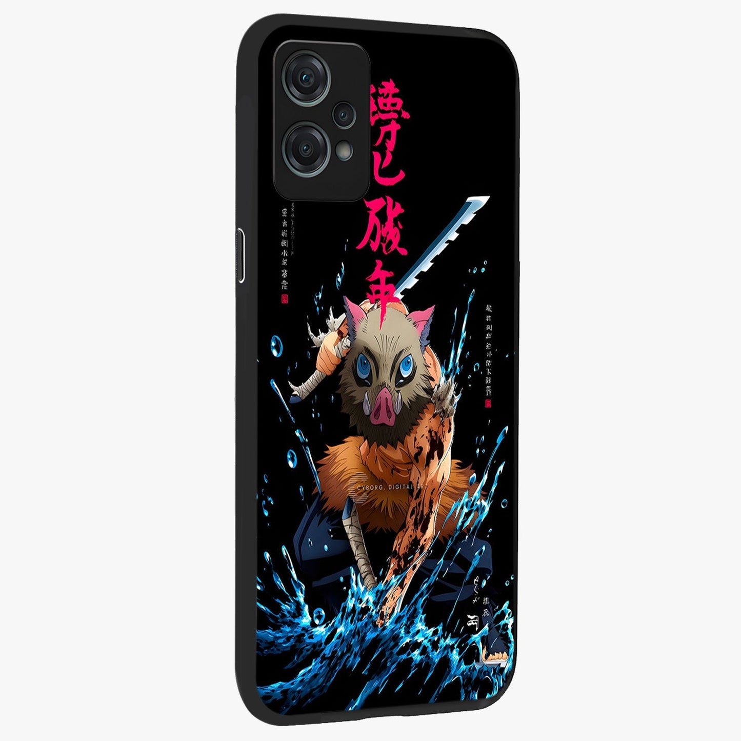 Savage Blade Warrior Glass Case for 1+Nord Ce 2 Lite side perspective highlighting bold textures and sleek premium build