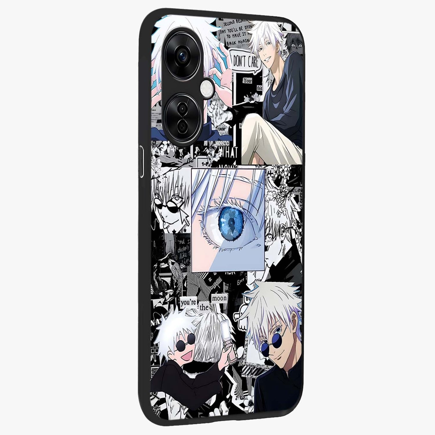Infinity Sorcerer Chaos Glass Case for 1+Nord CE 3 Lite displayed upright for dramatic fantasy visibility and premium finish.