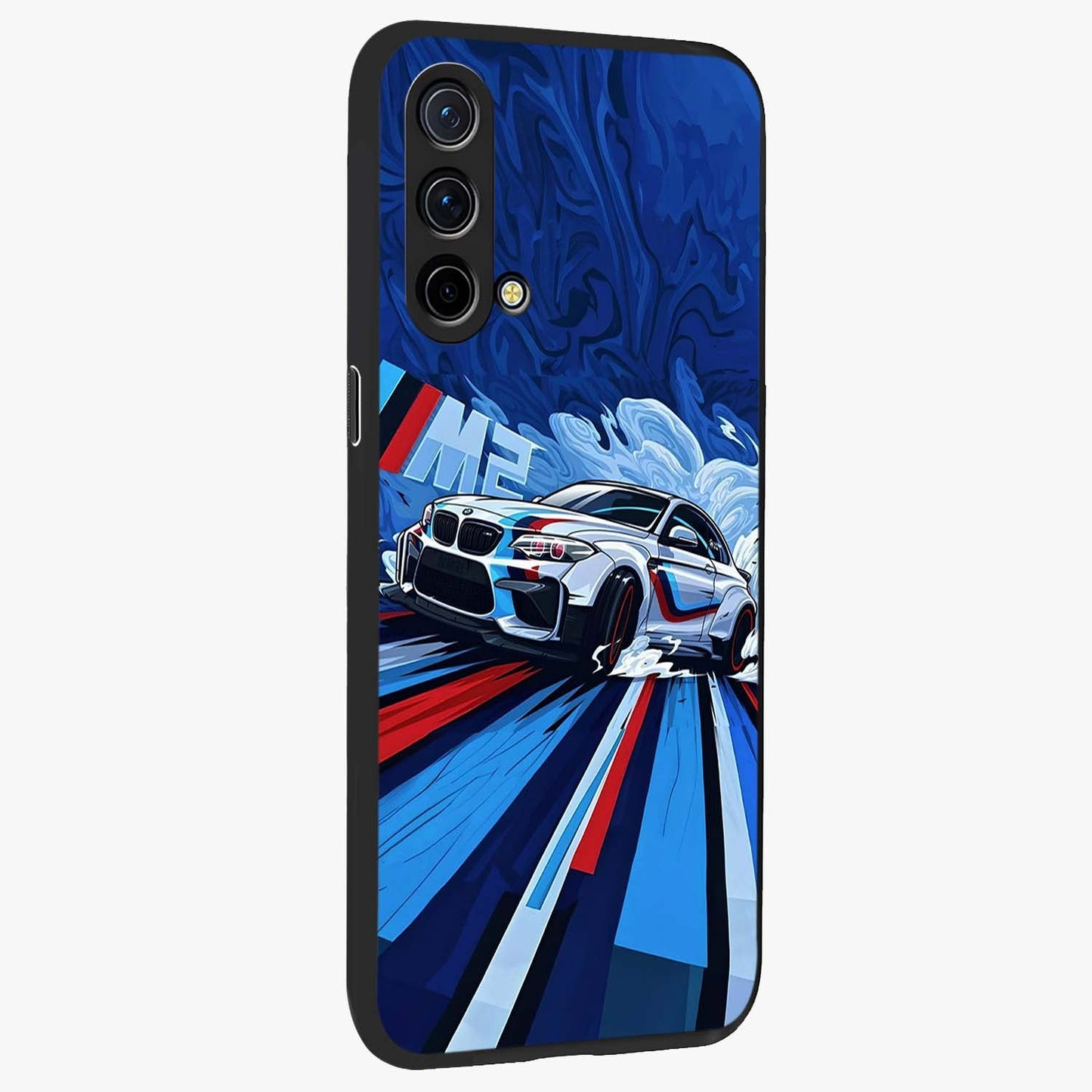 Drift Power Rush Glass Case upright view showcasing high speed racing artwork with bold automotive theme.