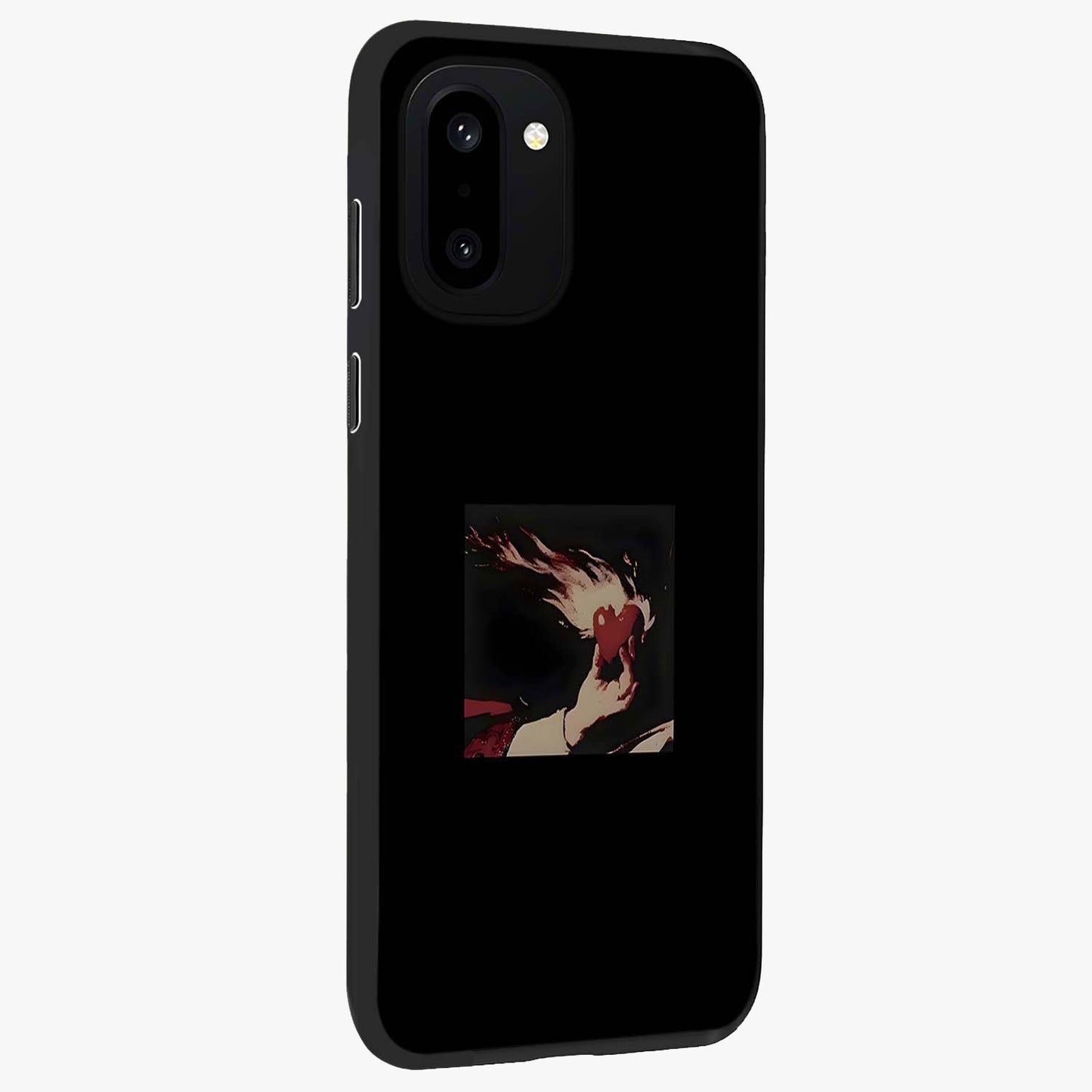 Blazing Heart Faith Glass Case for 1+15R displayed upright for powerful spiritual visibility and premium finish.