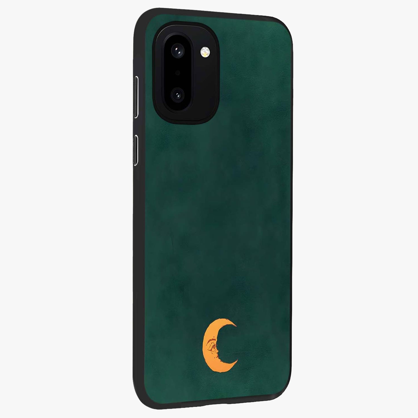 Golden Dune Waves Glass Case for 1+15R side perspective highlighting warm gradients and premium edges