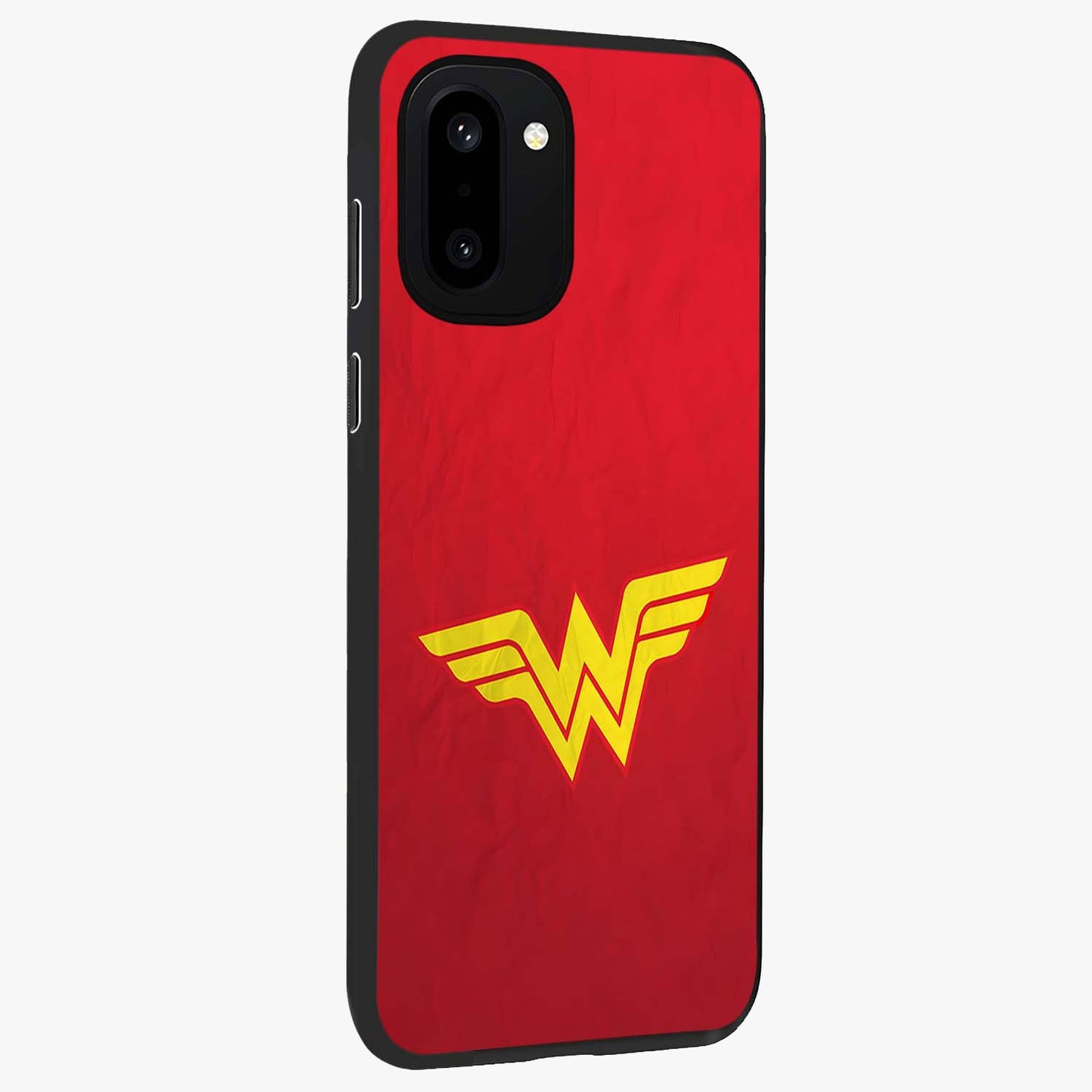 Legendary Wonder Power Glass Case for 1+15R side perspective highlighting dramatic detailing and sleek build