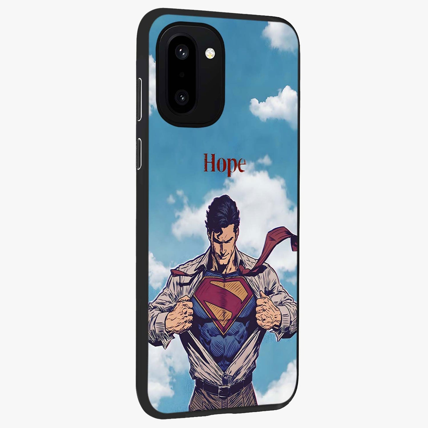 Symbol of Hope Glass Case for 1+15R side perspective highlighting clean textures and premium edges