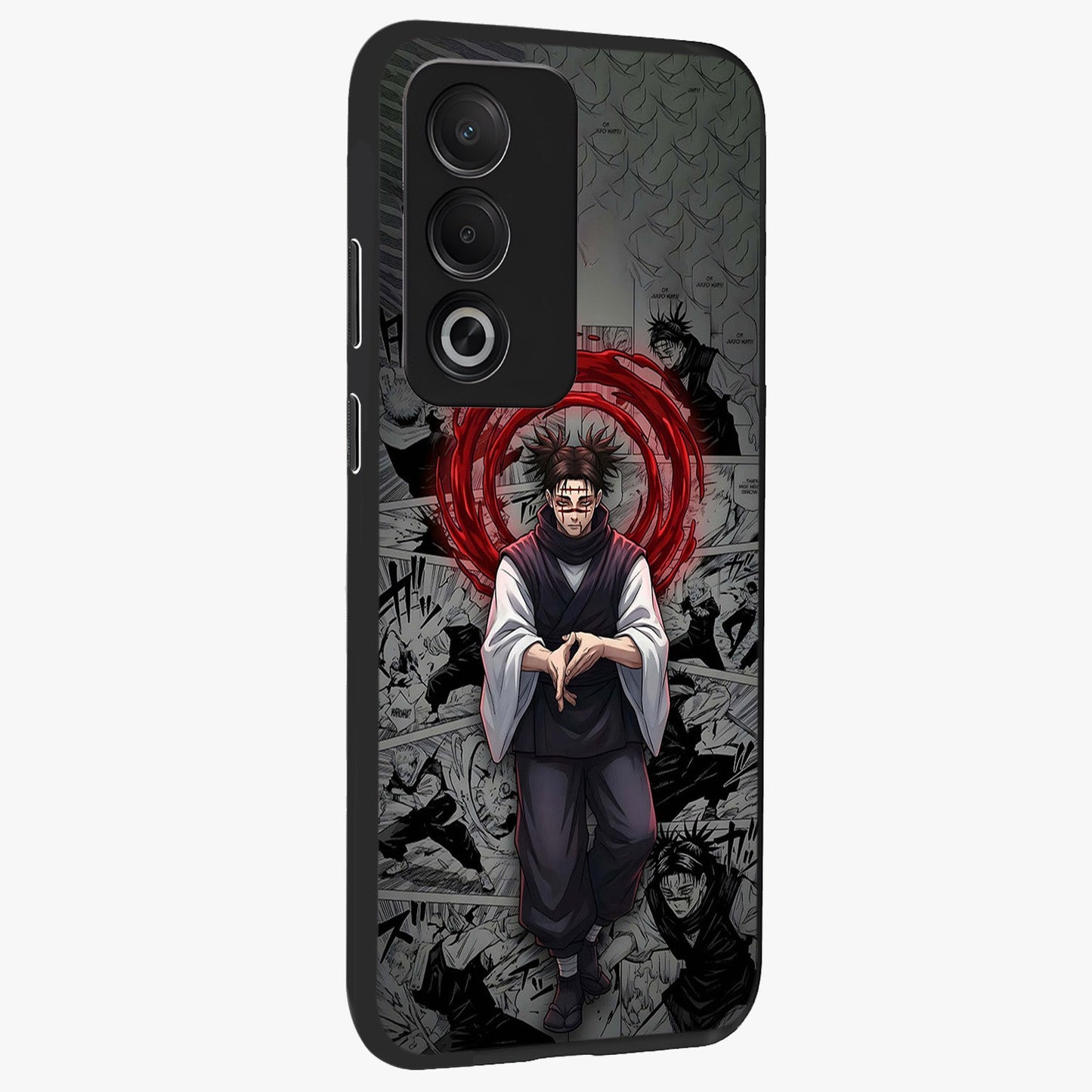 Cursed Ritual Ascension Glass Case upright view showcasing powerful ascension artwork with dark fantasy theme.