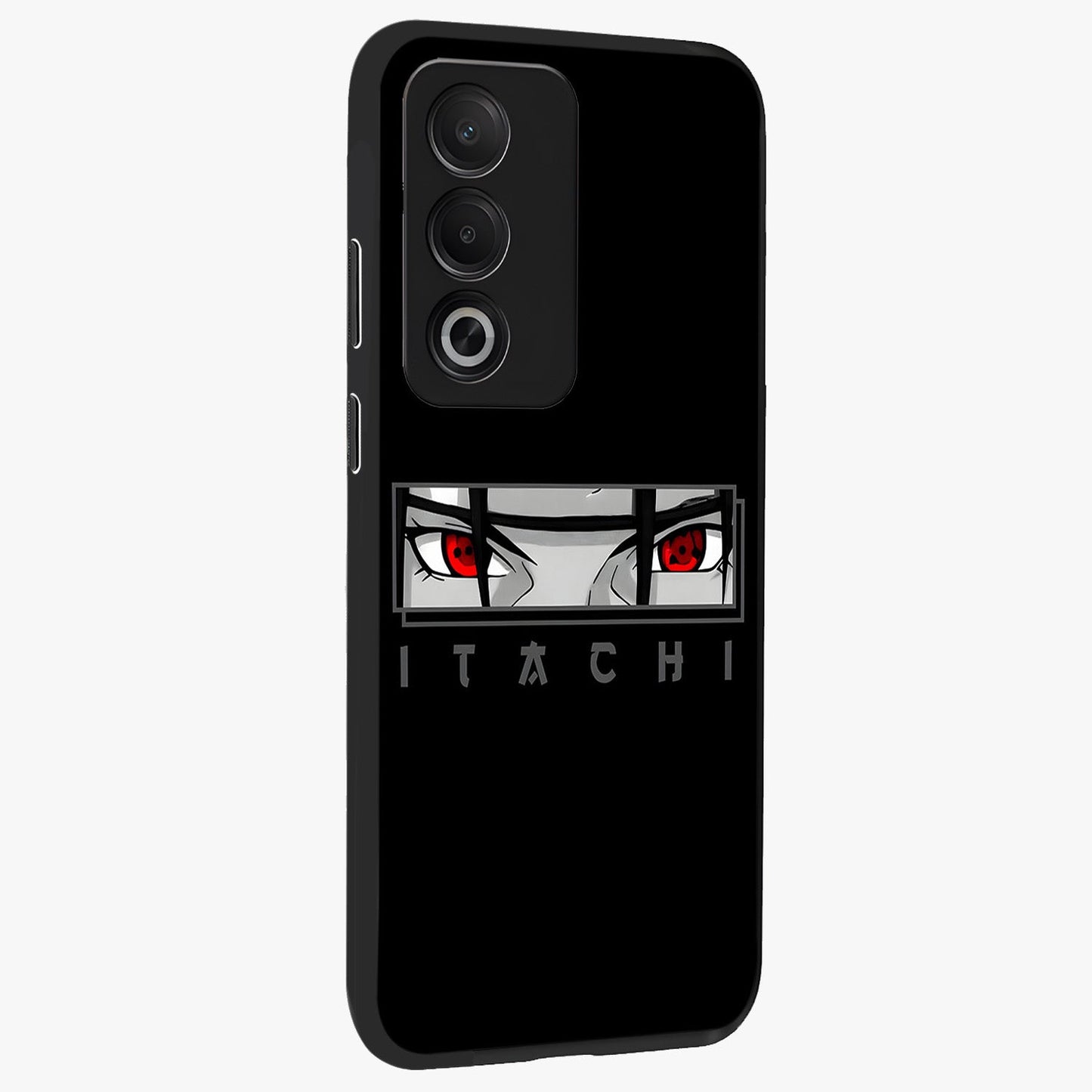 Scarlet Gaze Dominance Glass Case upright view showcasing powerful dramatic artwork with dominant artistic theme.