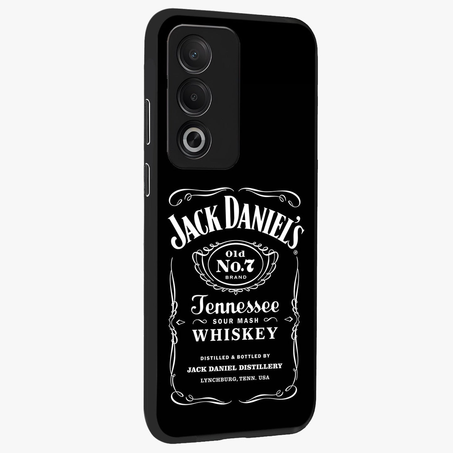 Vintage Whiskey Heritage Glass Case upright view showcasing stylish vintage whiskey artwork with timeless bar culture theme.