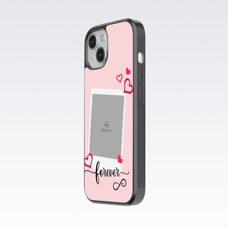 Forever Love Custom Photo Glass Case