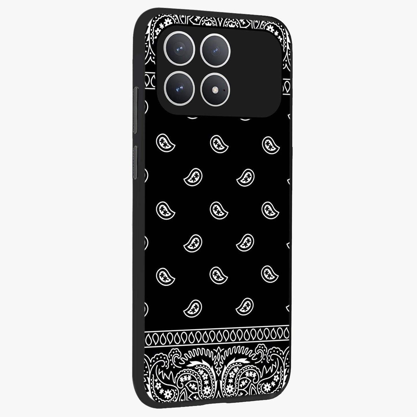 Retro Rebel Threads Glass Case upright view showcasing stylish vintage artwork with bold retro theme.