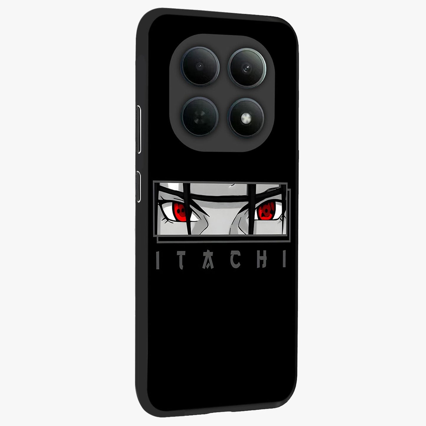 Scarlet Gaze Dominance Glass Case upright view showcasing powerful dramatic artwork with dominant artistic theme.