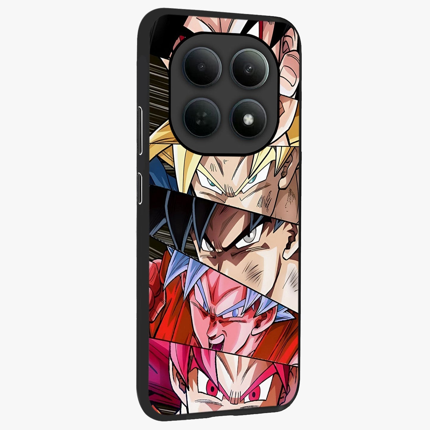 Anime Character Glass Case upright view showcasing expressive anime artwork with bold graphic style.