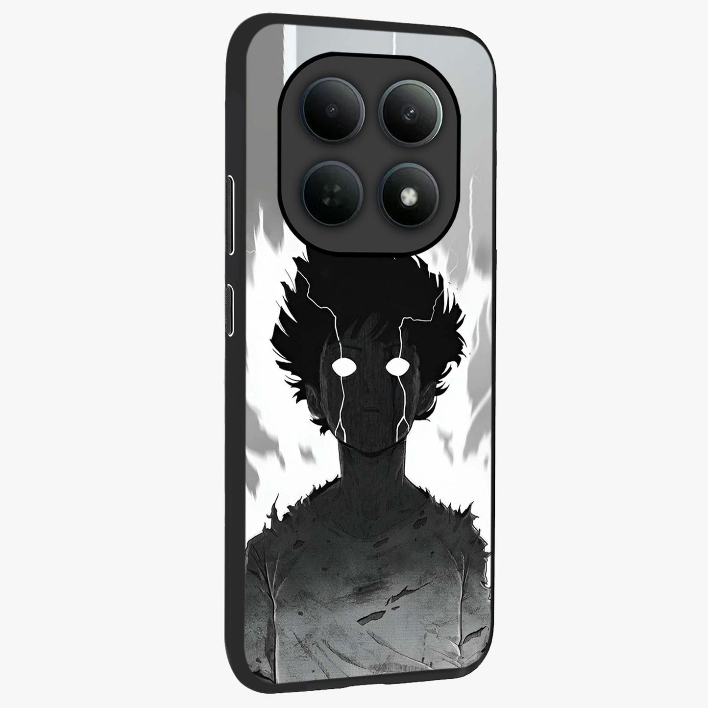 Awakened Inner Rage Glass Case upright view showcasing dramatic artwork with strong expressive aesthetic.