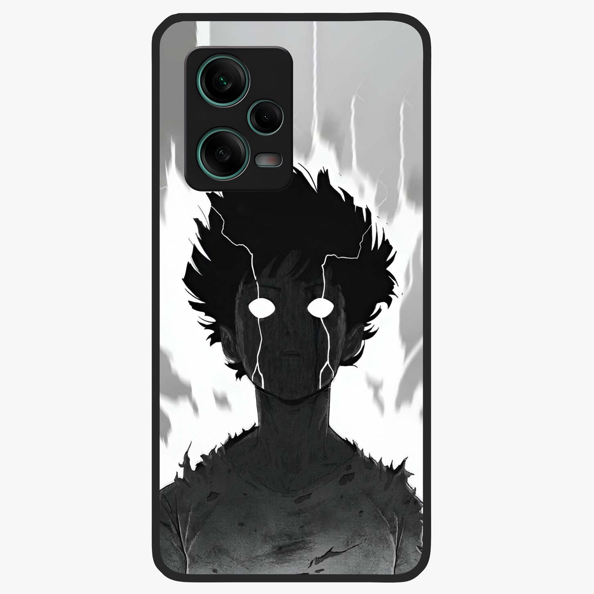 Awakened Inner Rage Glass Case upright view showcasing dramatic artwork with strong expressive aesthetic.