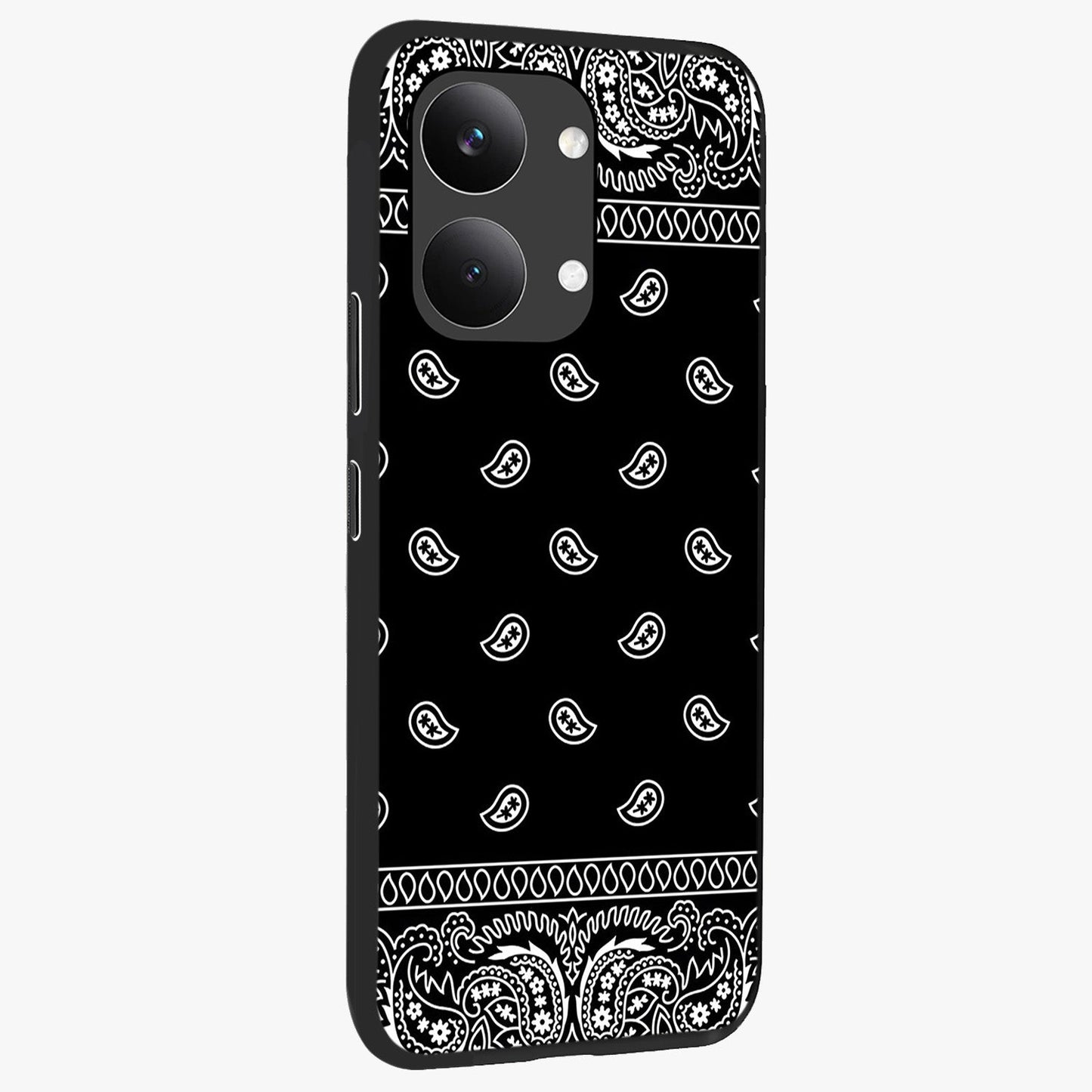 Retro Rebel Threads Glass Case upright view showcasing stylish vintage artwork with bold retro theme.