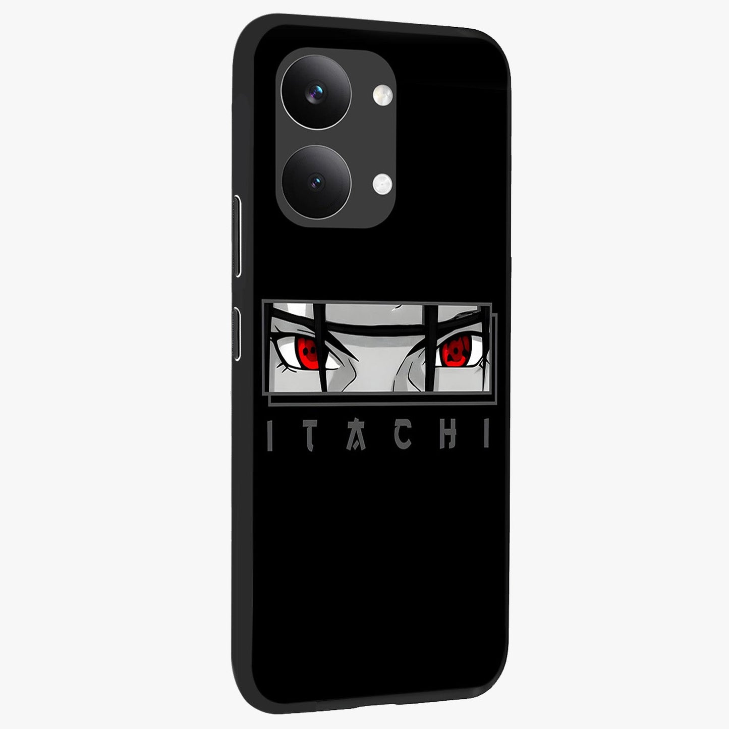 Scarlet Gaze Dominance Glass Case upright view showcasing powerful dramatic artwork with dominant artistic theme.