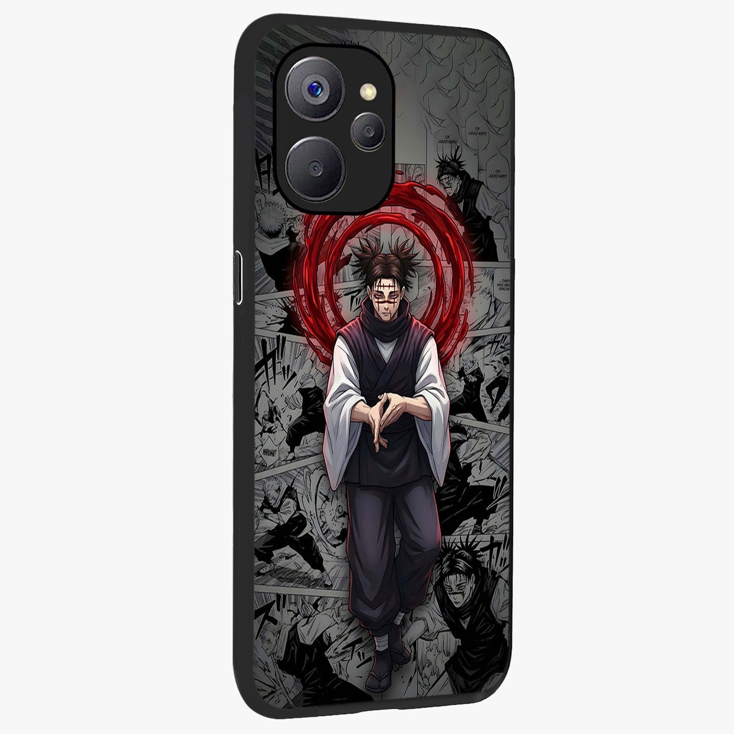Cursed Ritual Ascension Glass Case upright view showcasing powerful ascension artwork with dark fantasy theme.