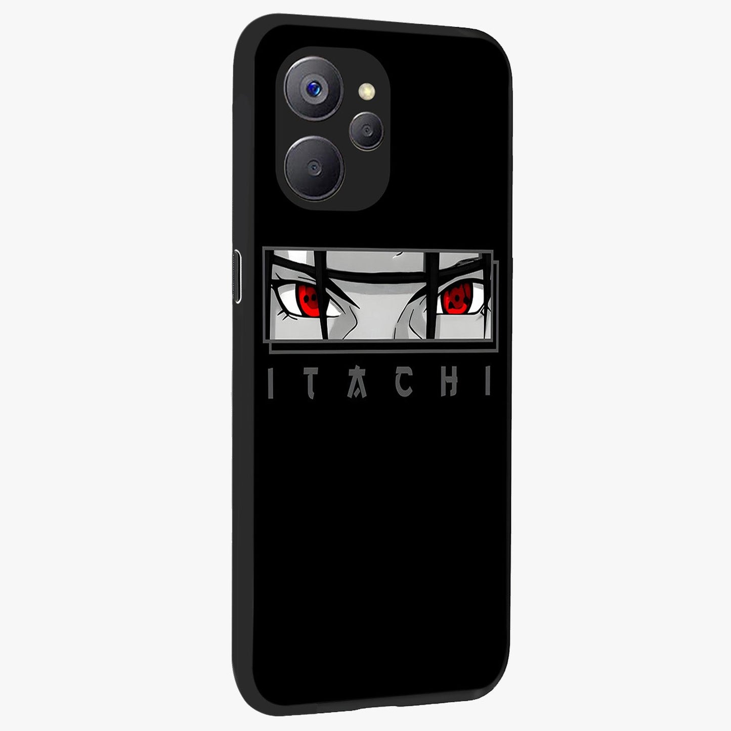 Scarlet Gaze Dominance Glass Case upright view showcasing powerful dramatic artwork with dominant artistic theme.